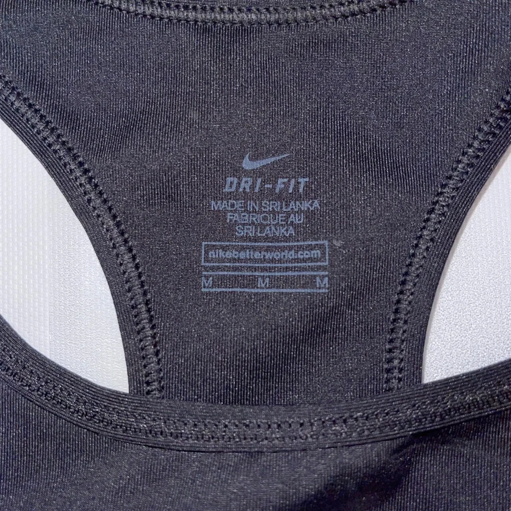 NIKE BLACK SPORTS BRA - Picture 3 of 3